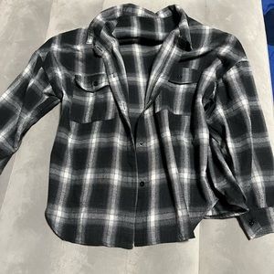 Flannel black and white